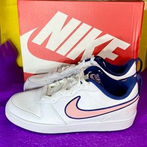 Nike Mens/Boys Court Borough Low 2 SE DB3090-100 Casual Sneakers Sz. 7 Wmns. 8.5